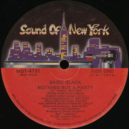 Basic Black : Nothing But A Party (12")