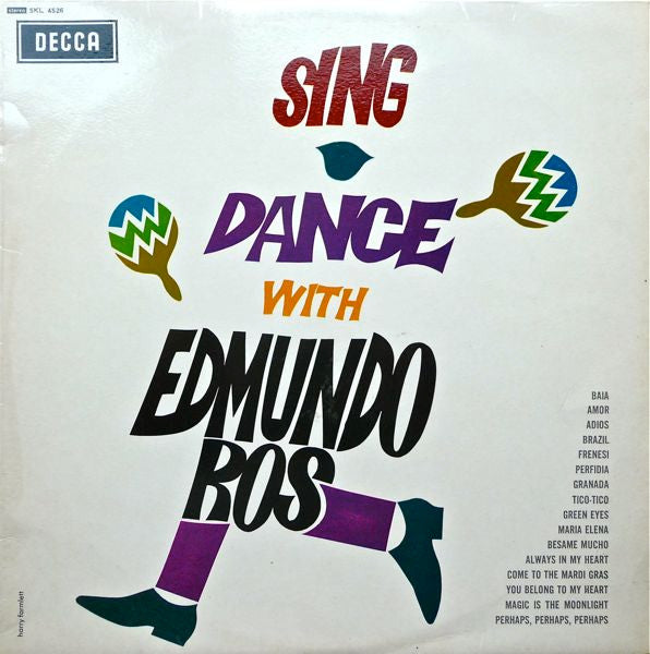 Edmundo Ros & His Orchestra : Sing And Dance With Edmundo Ros (LP, Album)