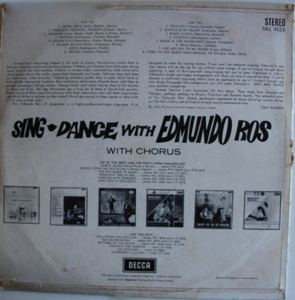 Edmundo Ros & His Orchestra : Sing And Dance With Edmundo Ros (LP, Album)