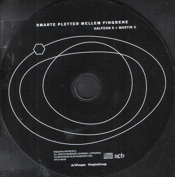 Halfdan E & Martin G : Smarte Pletter Mellem Fingrene (CD)