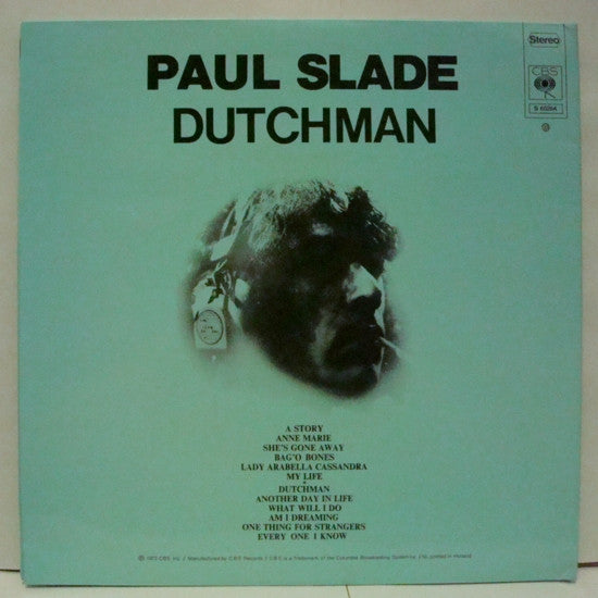 Paul Slade : Dutchman (LP, Album, Mono)