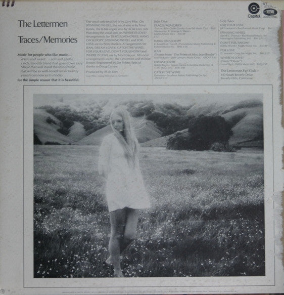 The Lettermen : Traces/Memories (LP, Album, Win)