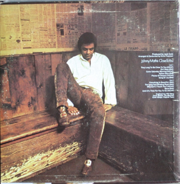 Johnny Mathis : Close To You (LP, Album, RE)