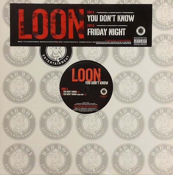 Loon : You Don't Know (12", Promo)