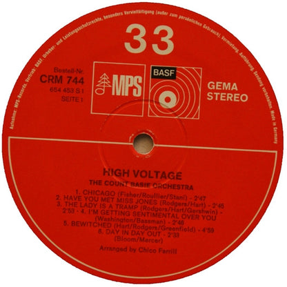 Count Basie Orchestra : High Voltage (LP)