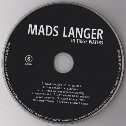 Mads Langer : In These Waters (CD, Album)