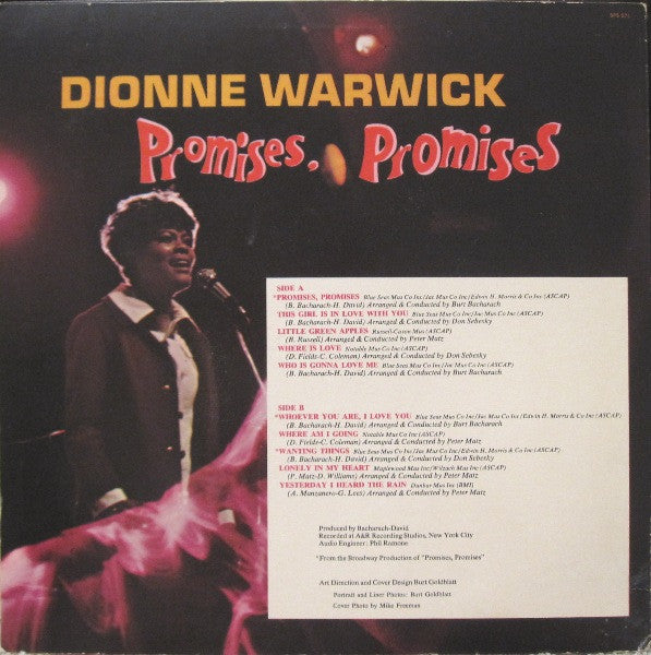 Dionne Warwick : Promises, Promises (LP, Album, Kee)