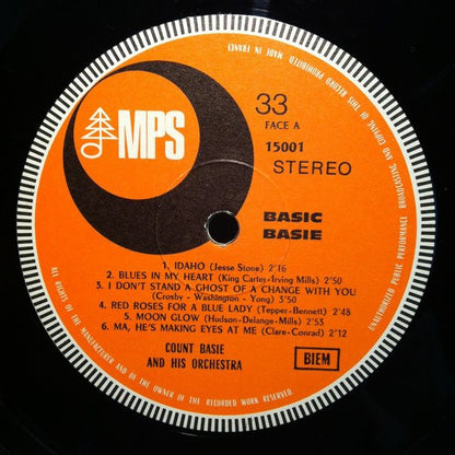 Count Basie Orchestra : Basic Basie (LP, Album)