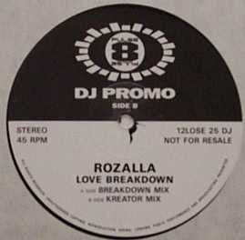 Rozalla : Love Breakdown (12", Promo)