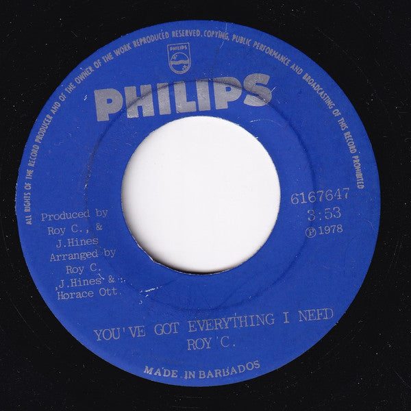 Roy C. Hammond : After Loving You / You've Got Everything I Need (7", Single)