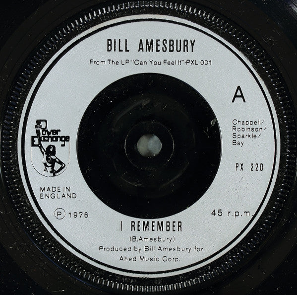 Bill Amesbury : I Remember (7", Single, Sil)