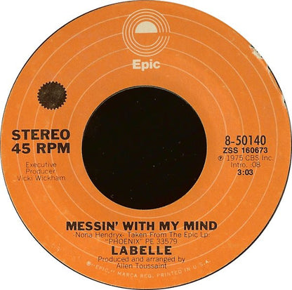 LaBelle : Messin' With My Mind / Take The Night Off (7")