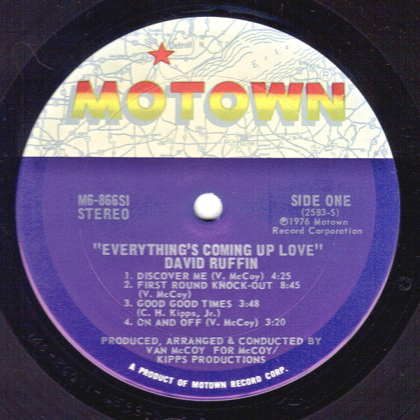 David Ruffin : Everything's Coming Up Love (LP, Album)