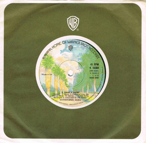 Jim Helms : Caine's Theme (7", Sol)