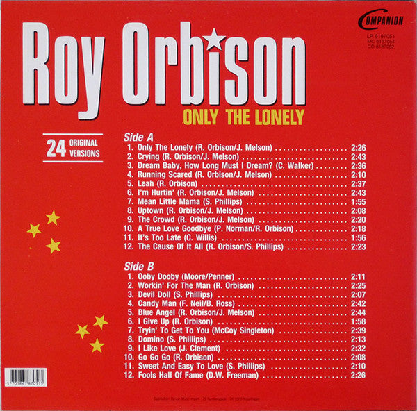 Roy Orbison : Only The Lonely (LP, Comp)