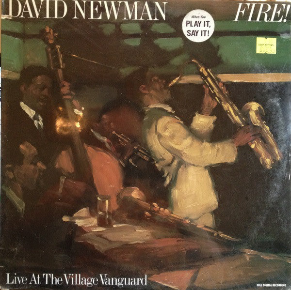 David "Fathead" Newman : Fire! Live At The Village Vanguard (LP, Album)