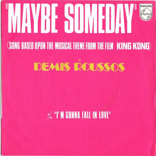 Demis Roussos : Maybe Someday (7", Single)