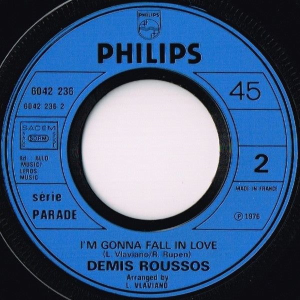 Demis Roussos : Maybe Someday (7", Single)