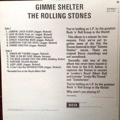 The Rolling Stones : Gimme Shelter (LP, Comp, RE)