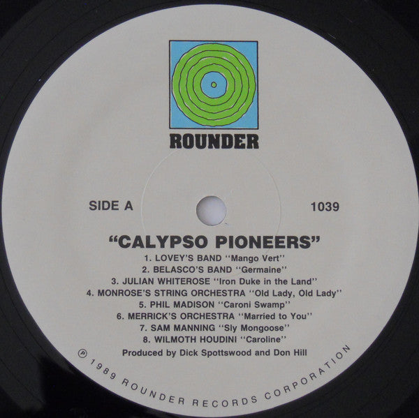 Various : Calypso Pioneers 1912-1937 (LP, Comp)