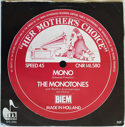 The Monotones (2) : Mono (7")