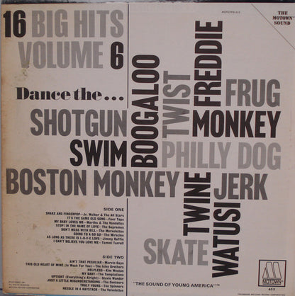 Various : The Motown Sound: A Collection Of 16 Original Big Hits Vol. 6 (LP, Comp, Mono)