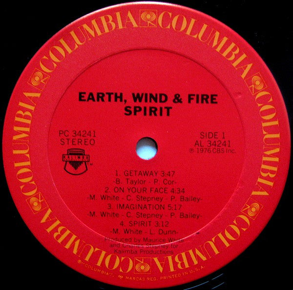 Earth, Wind & Fire : Spirit (LP, Album, Ter)