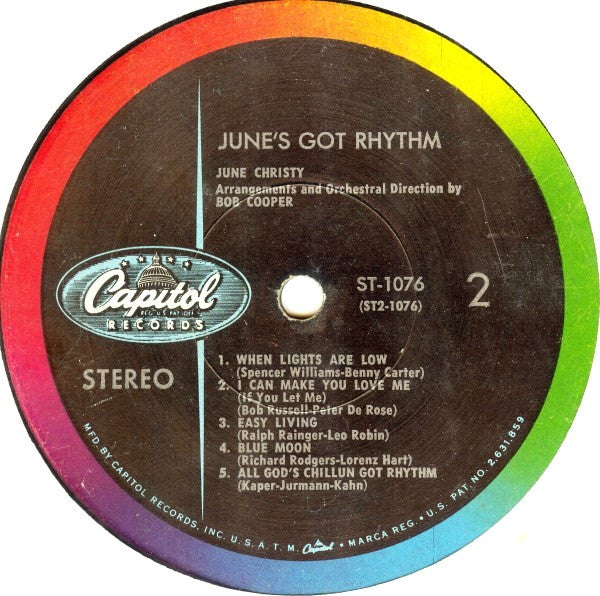 June Christy : June's Got Rhythm (LP)