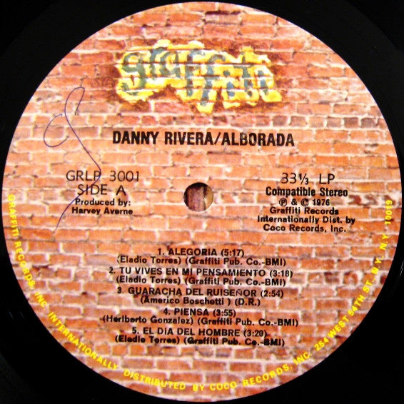 Danny Rivera : Alborada (LP, Album, Gat)