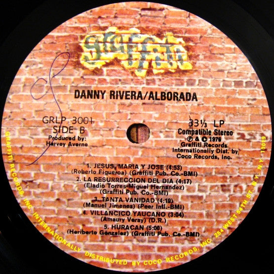 Danny Rivera : Alborada (LP, Album, Gat)