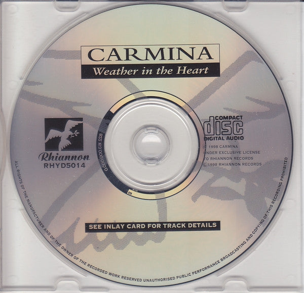 Cármina : Weather In The Heart (CD, Album, RE)