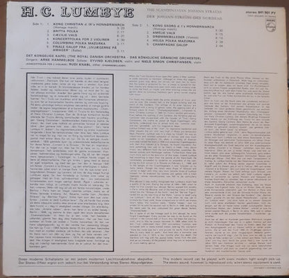 H.C. Lumbye - Det Kongelige Kapel Dirigent: Arne Hammelboe : H.C. Lumbye The Scandinavian Johann Strauss (LP)