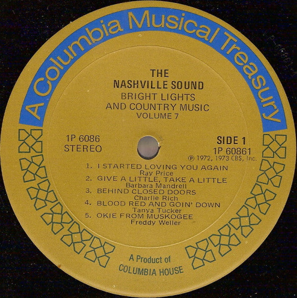 Various : The Nashville Sound: Bright Lights & Country Music: Volume 7 (LP, Comp)