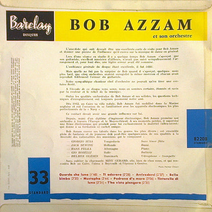 Bob Azzam Et Son Orchestre : "Bob Azzam 1960" (10", Album)