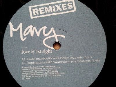 Mary J. Blige : Love @ 1st Sight (Remixes) (12", Promo)