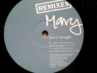 Mary J. Blige : Love @ 1st Sight (Remixes) (12", Promo)