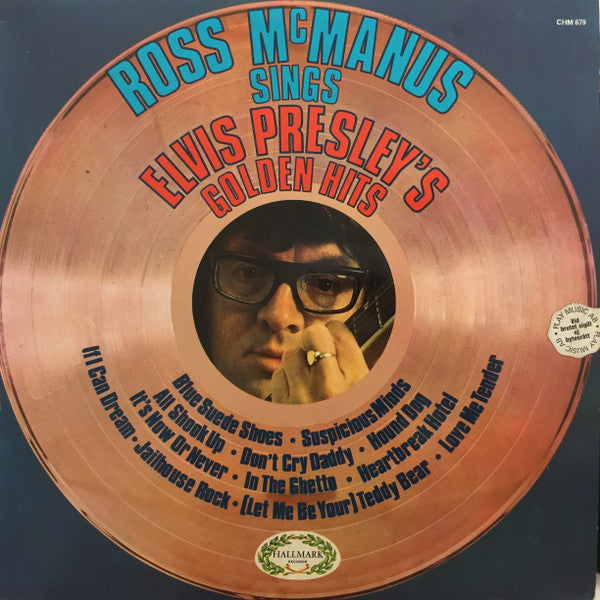 Ross McManus : Sings Elvis Presley's Golden Hits (LP, Album)