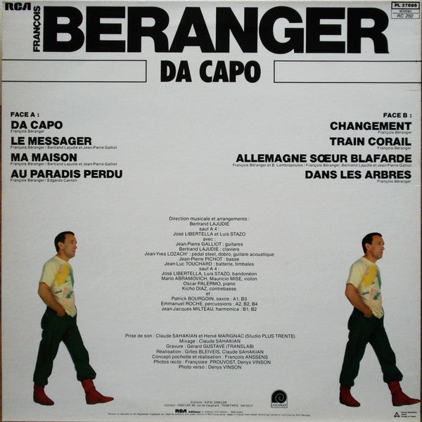 François Béranger : Da Capo (LP, Album)