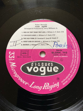 Raw Spitt : Raw Spitt (LP, Album)