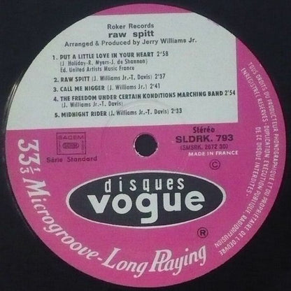 Raw Spitt : Raw Spitt (LP, Album)