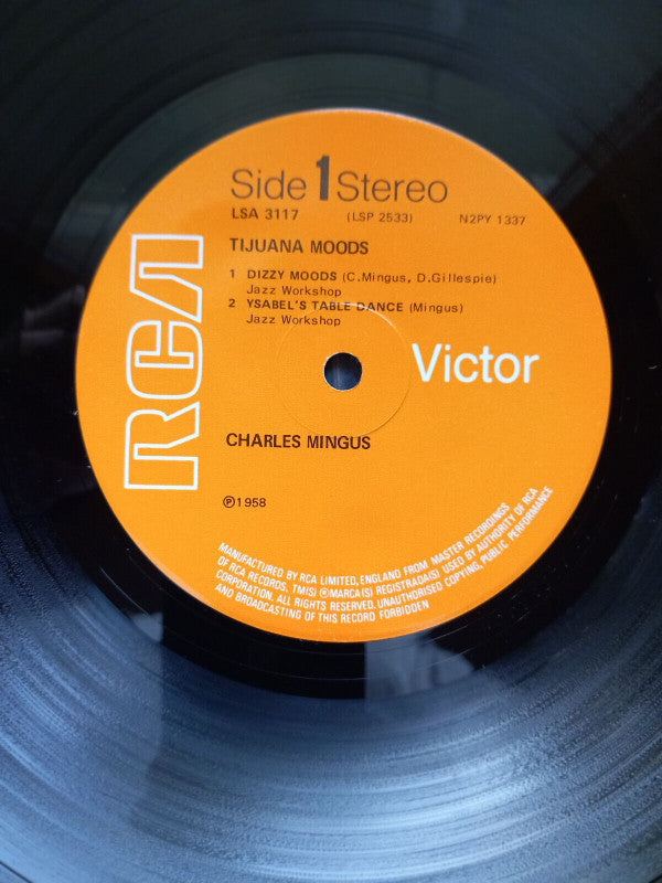 Charles Mingus : Tijuana Moods (LP, Album, RE)