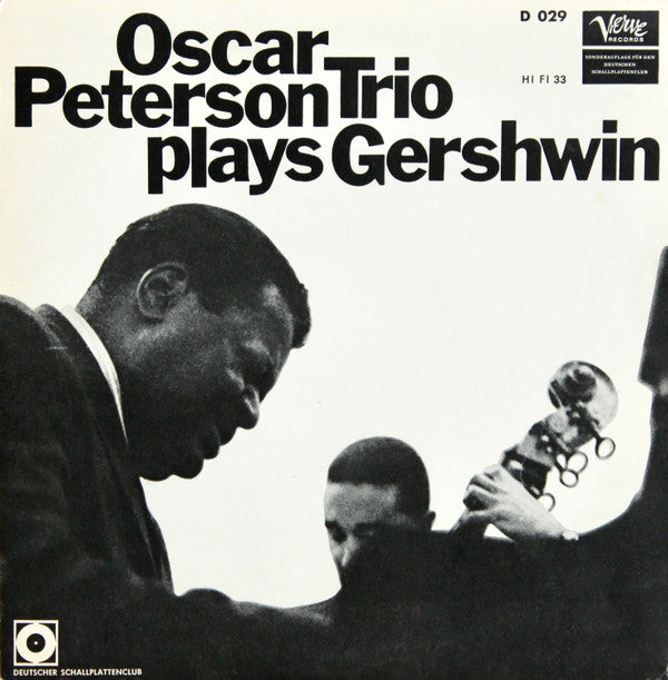 The Oscar Peterson Trio : Oscar Peterson Trio Plays Gershwin (10", Mono)