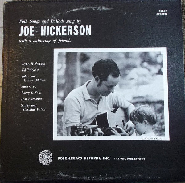 Joe Hickerson : Joe Hickerson With A Gathering Of Friends (LP, Album)