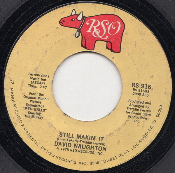 David Naughton : Makin' It  (7", Styrene, PRC)