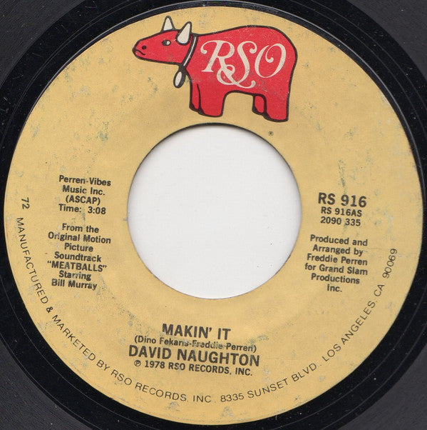 David Naughton : Makin' It  (7", Styrene, PRC)