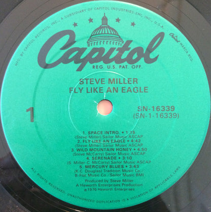 Steve Miller Band : Fly Like An Eagle (LP, Album, RE, Spe)