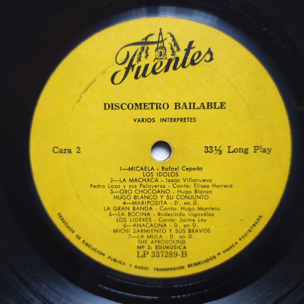 Various : Discometro Bailable Vol 1 (LP, Comp, Mono)