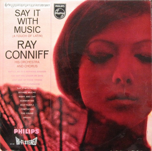 Ray Conniff And His Orchestra & Chorus : Say It With Music (A Touch Of Latin) (LP, Album)