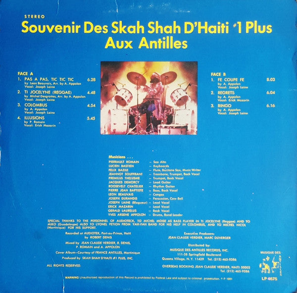 Skah Shah # 1 : Aux Antilles (LP, Album)