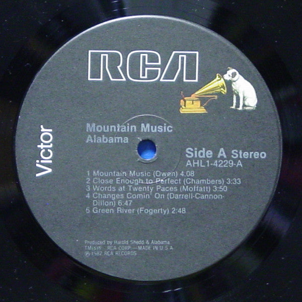 Alabama : Mountain Music (LP, Album, Ind)